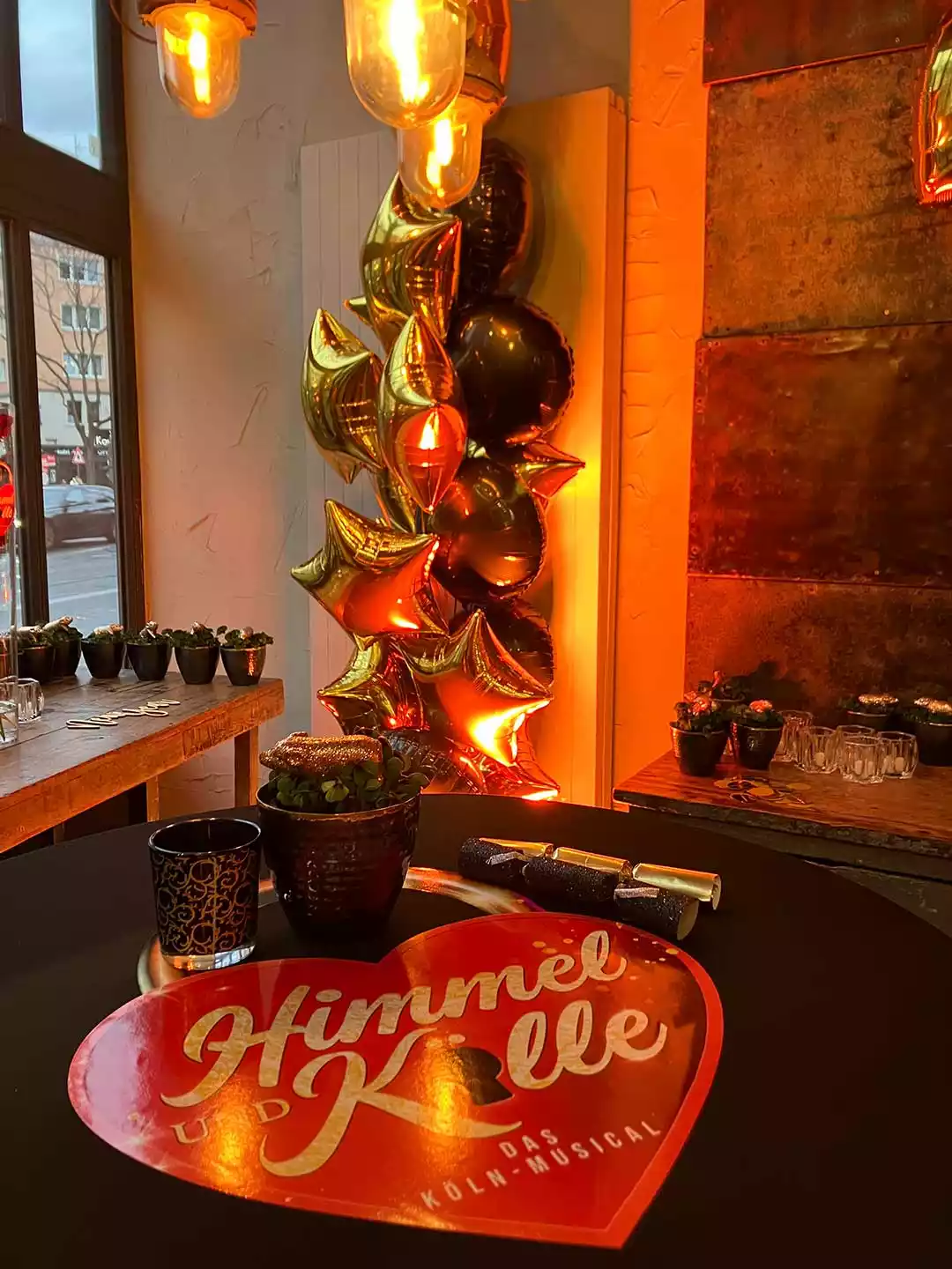 Dekorationskonzept von Bettina Hass bei einem Event.