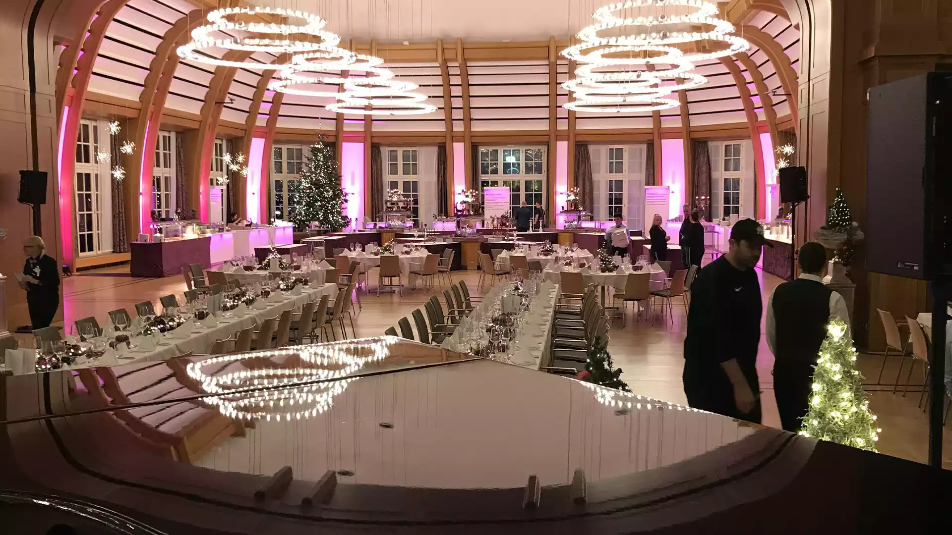 Dekorationskonzept von Bettina Hass bei einem Event.